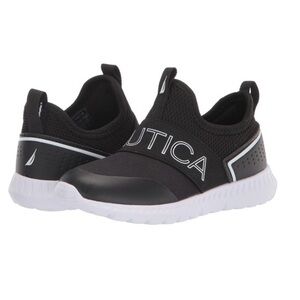 Nautica Black and White Kids Sneakers